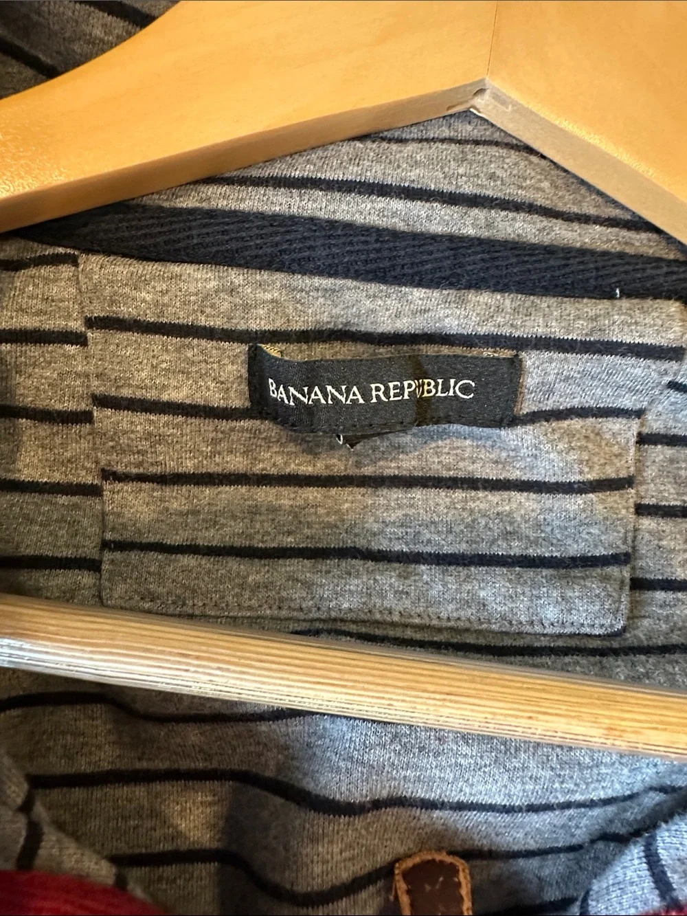 Banana Republic Deep Red/ Maroon Quarter-Zip Pullover